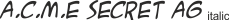 A.C.M.E. Secret Agent Italic